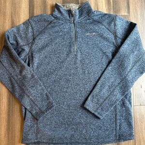 Blue Quarter-Zip Pullover | Eddie Bauer | Sweater | Fleece
